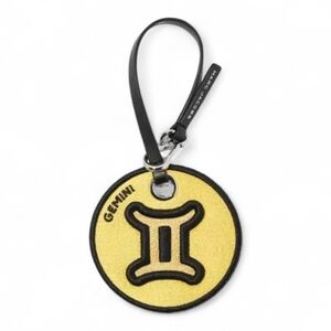 Marc Jacobs Gemini Embroidered Felt Leather Bag Charm